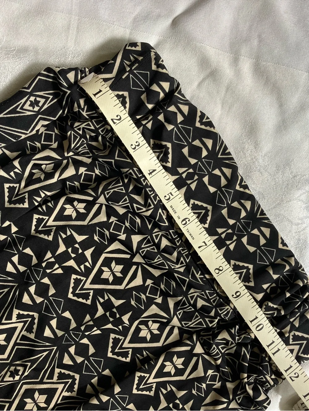 French Laundry Maxi Boho Black and White Skirt - Picture 2 of 4